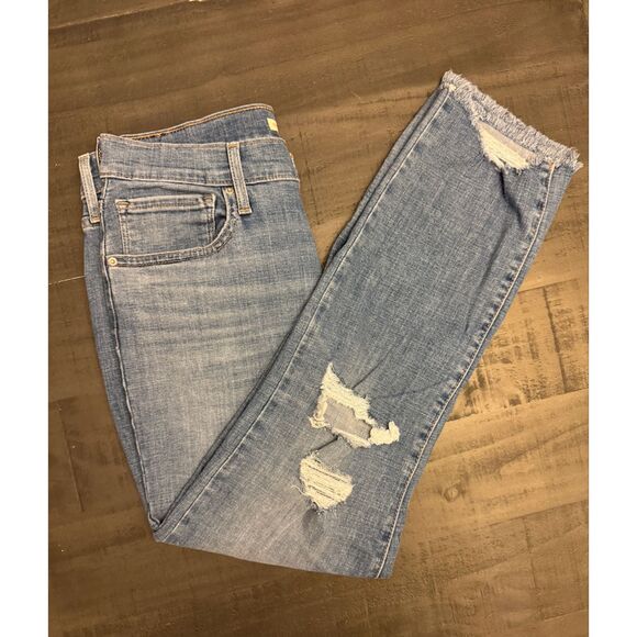 Levi's 724 High Rise Straight Crop - Sz 30 - Picture 1 of 13